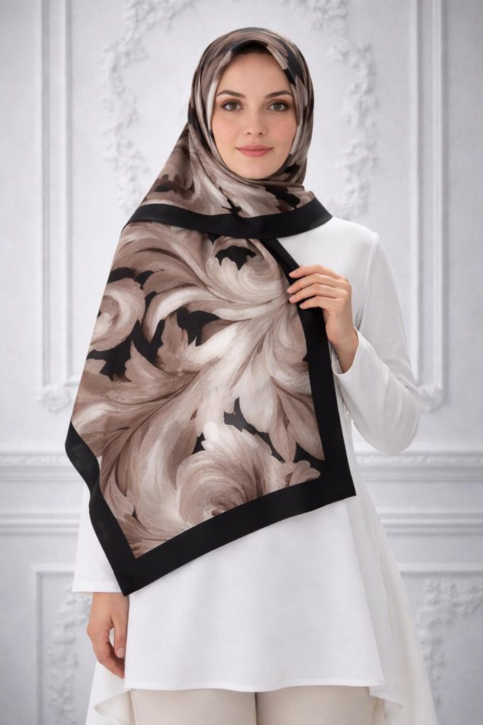 Riva Pamuklu Soft Şal Desen 5 B8