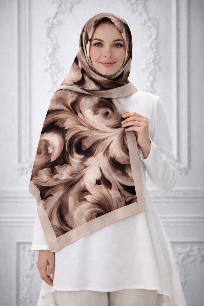 Riva Pamuklu Soft Şal Desen 5 B9