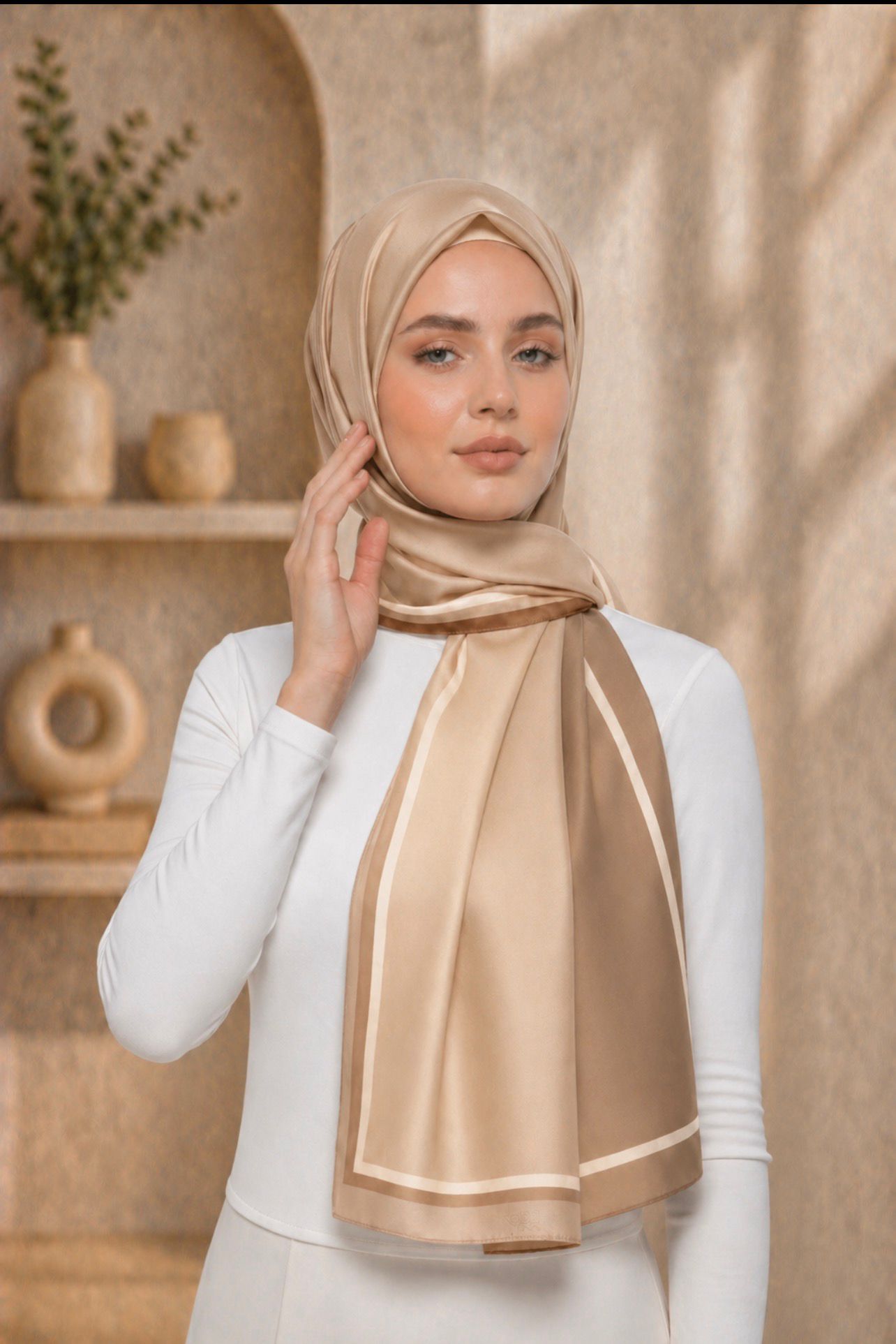Riva Pamuklu Soft Şal Desen 2 B9
