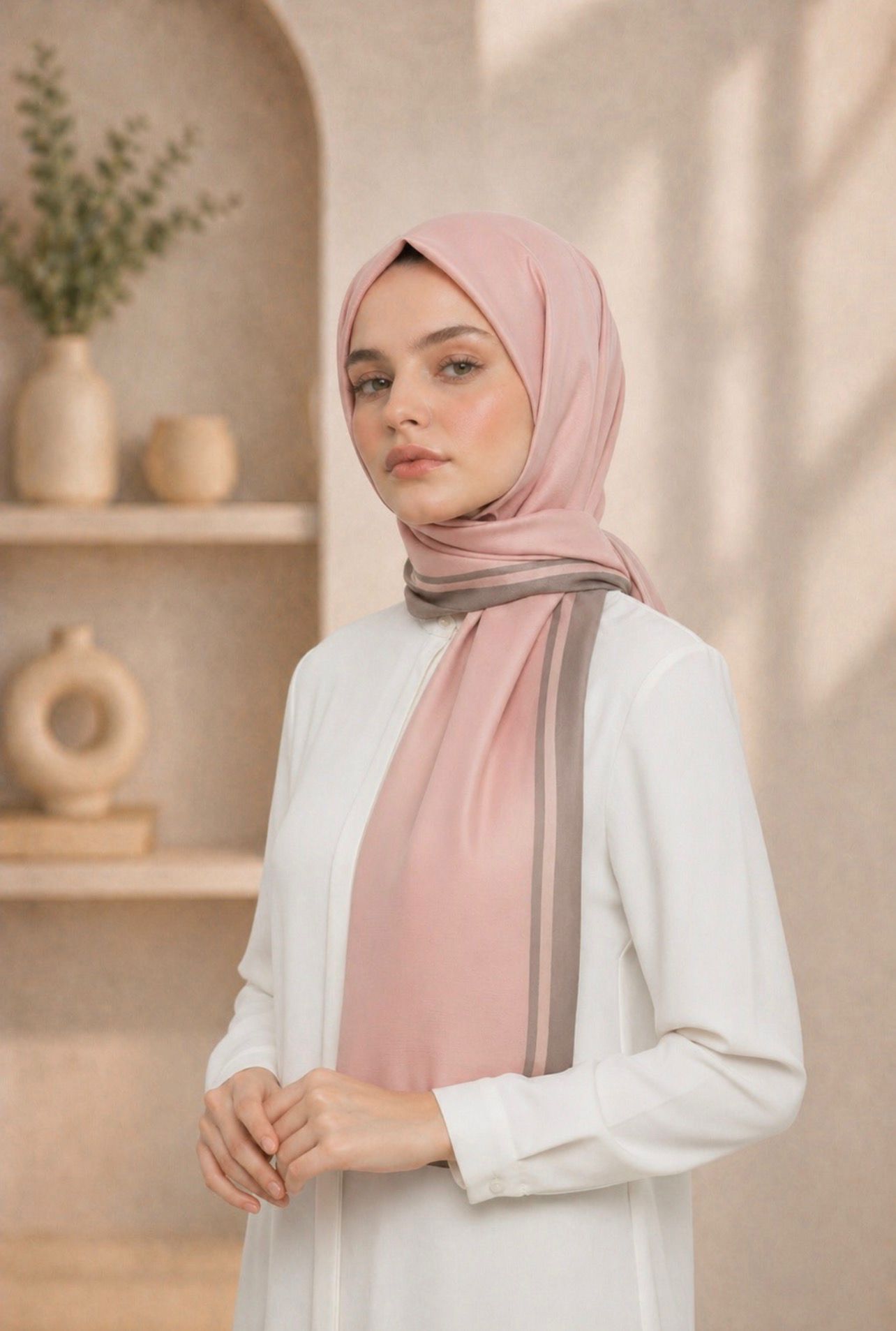 Riva Pamuklu Soft Şal Desen 2 B5