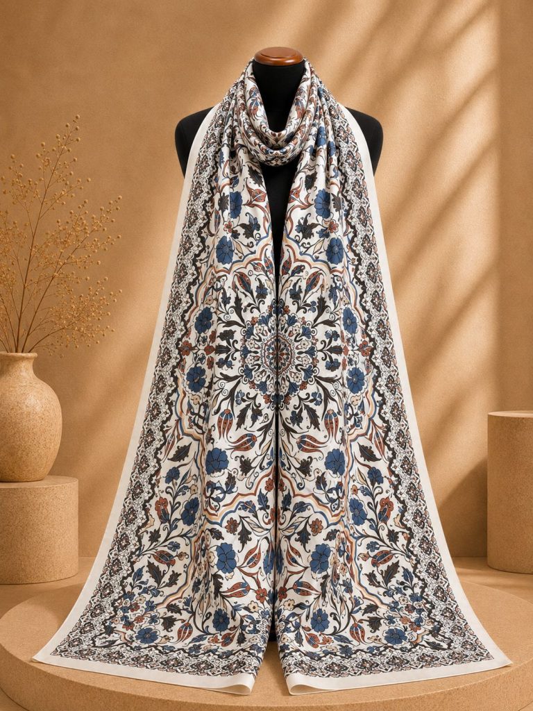Riva Pamuklu Soft Şal-Çini 15