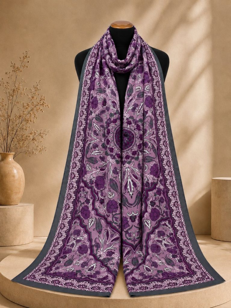 Riva Pamuklu Soft Şal-Çini 04