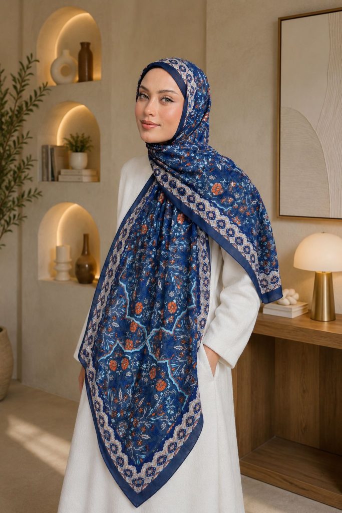 Riva Pamuklu Soft Şal-Çini 02
