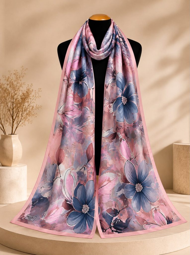 Riva Pamuklu Soft Şal-Flower 13