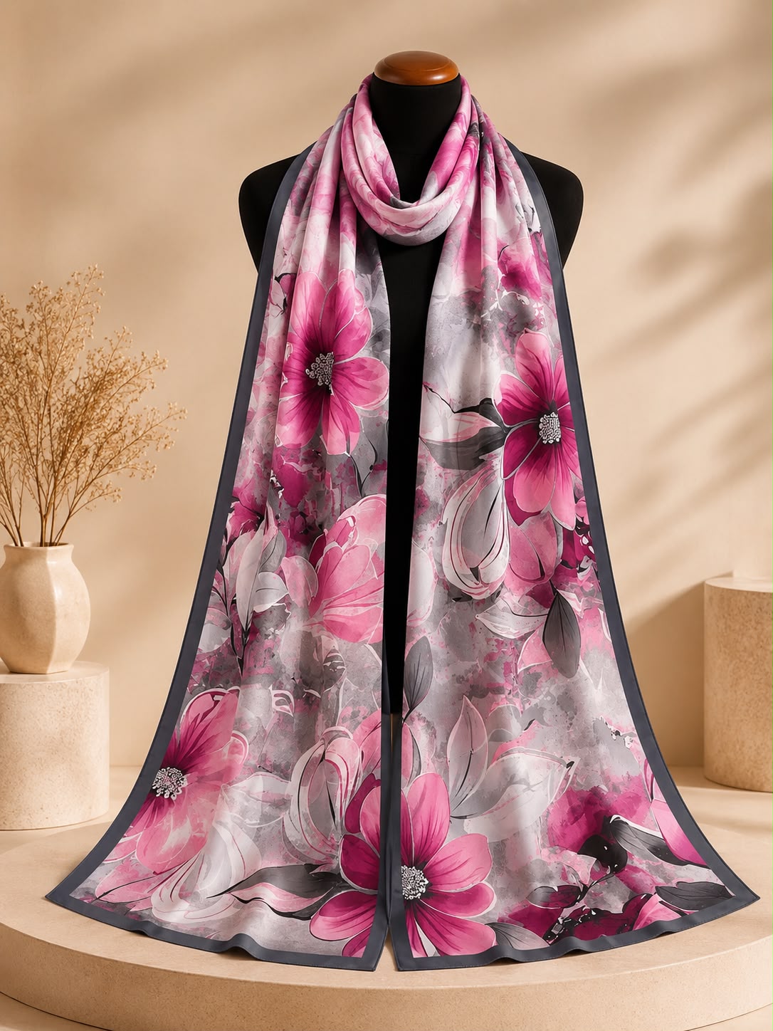 Riva Pamuklu Soft Şal-Flower 11