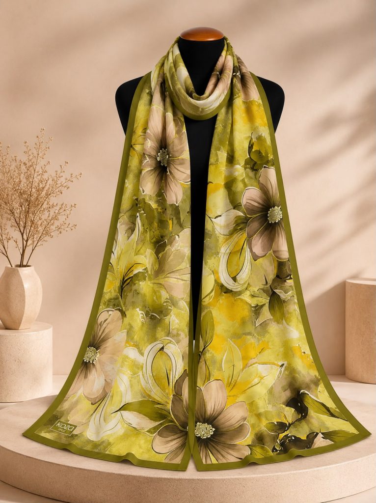 Riva Pamuklu Soft Şal-Flower 08