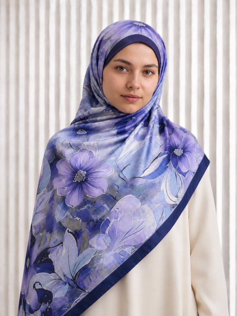 Riva Pamuklu Soft Şal-Flower 01