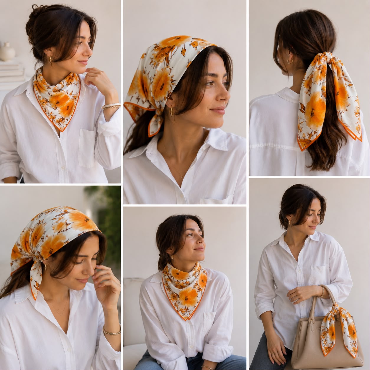 Grand Viscose Fular-Bandana Serisi Desen-12
