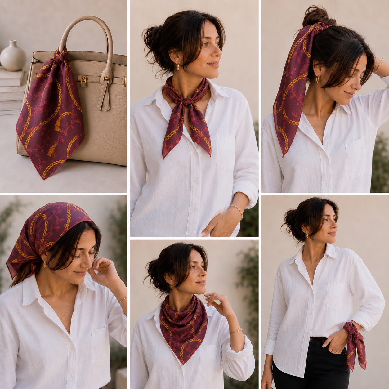 Grand Viscose Fular-Bandana Serisi Desen-18