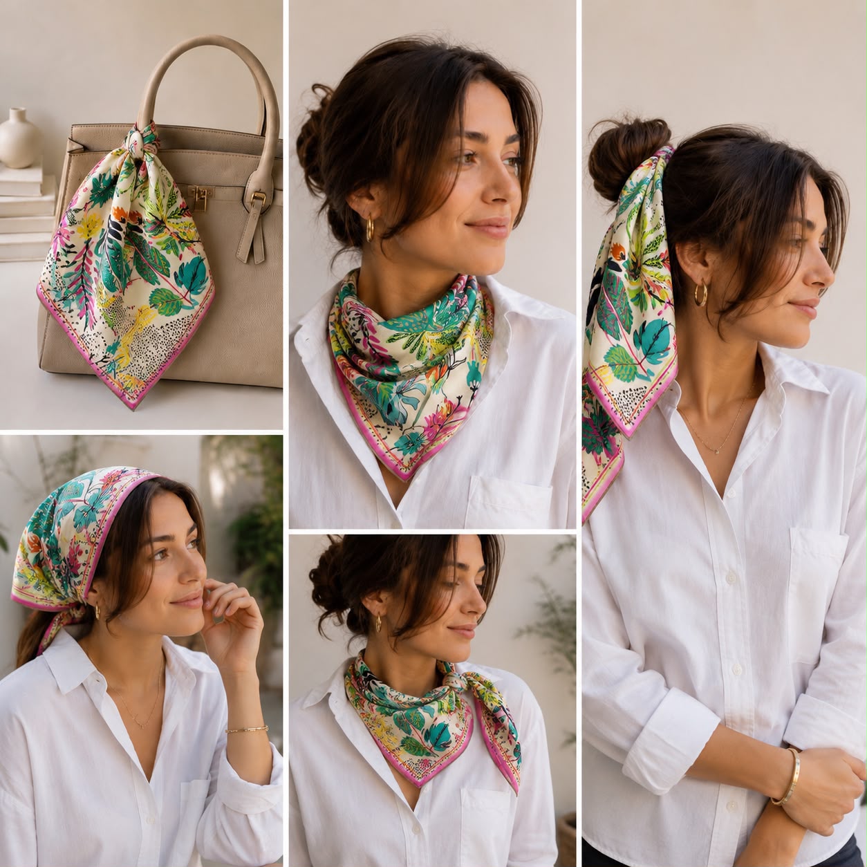Grand Viscose Fular-Bandana Serisi Desen-17