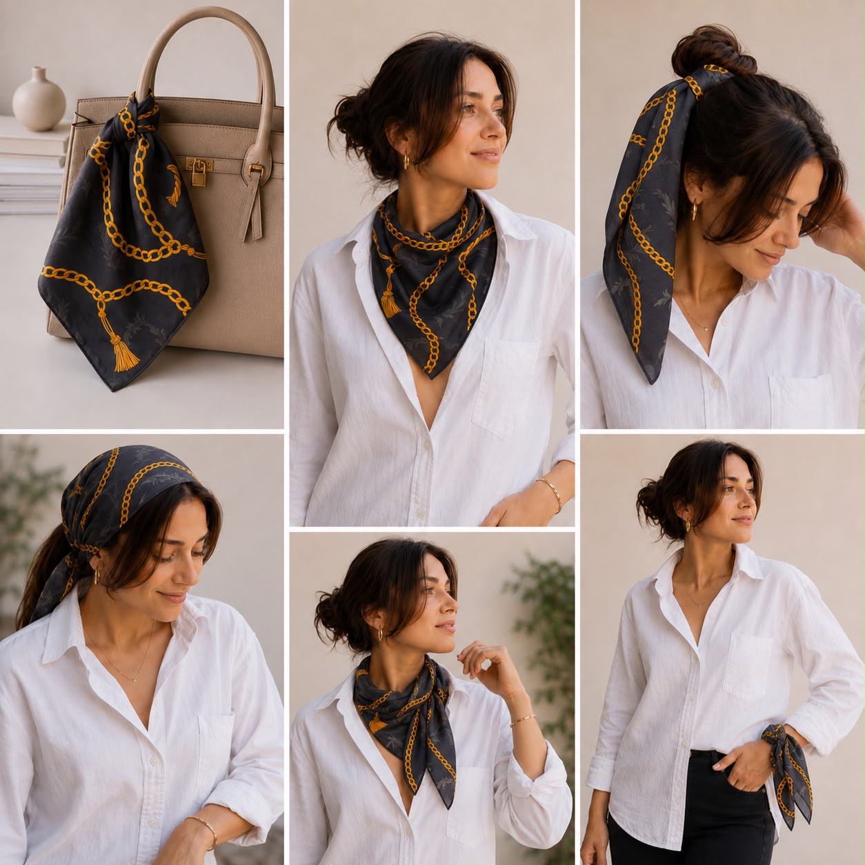 Grand Viscose Fular-Bandana Serisi Desen-23