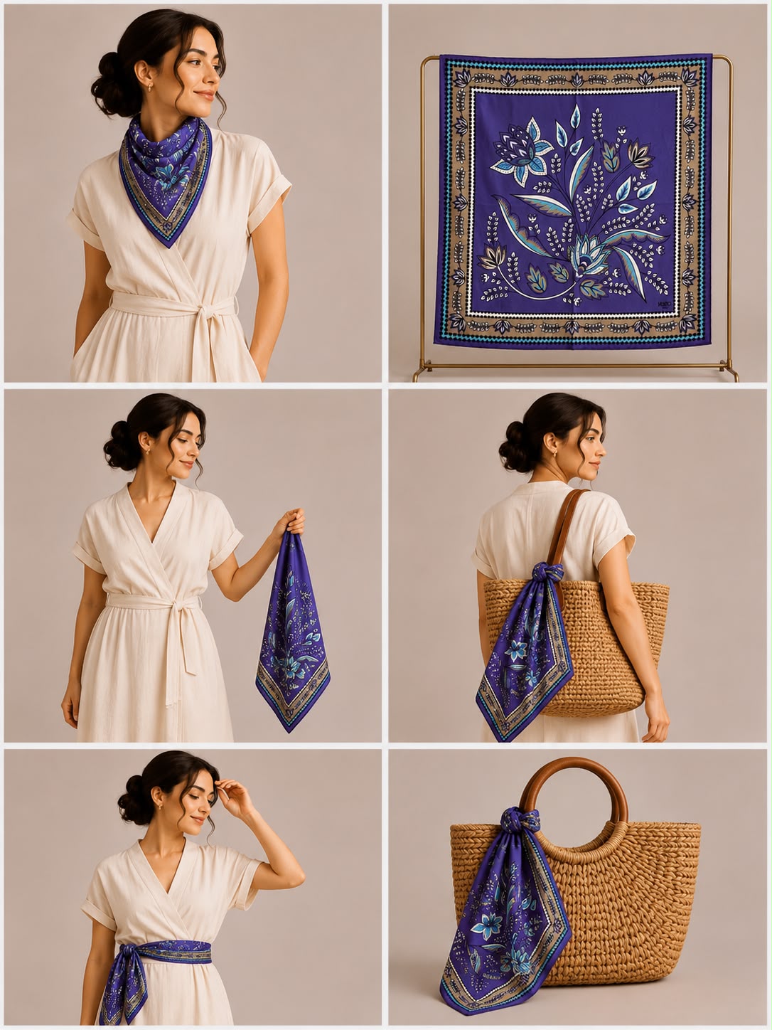 Grand Viscose Fular-Bandana Serisi Desen-31