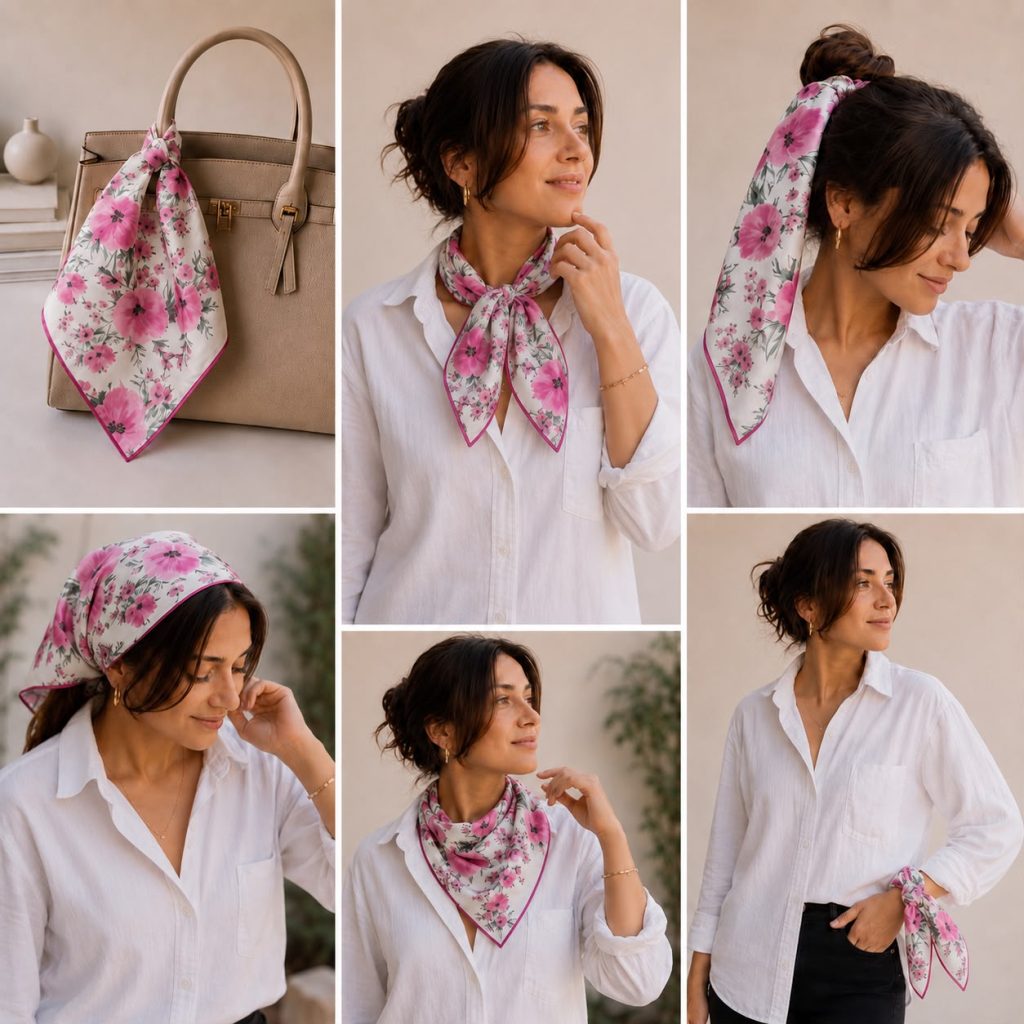 Grand Viscose Fular-Bandana Serisi Desen-37