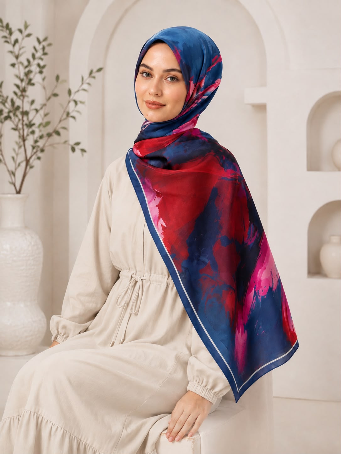 Riva Pamuklu Soft Şal Karel 03
