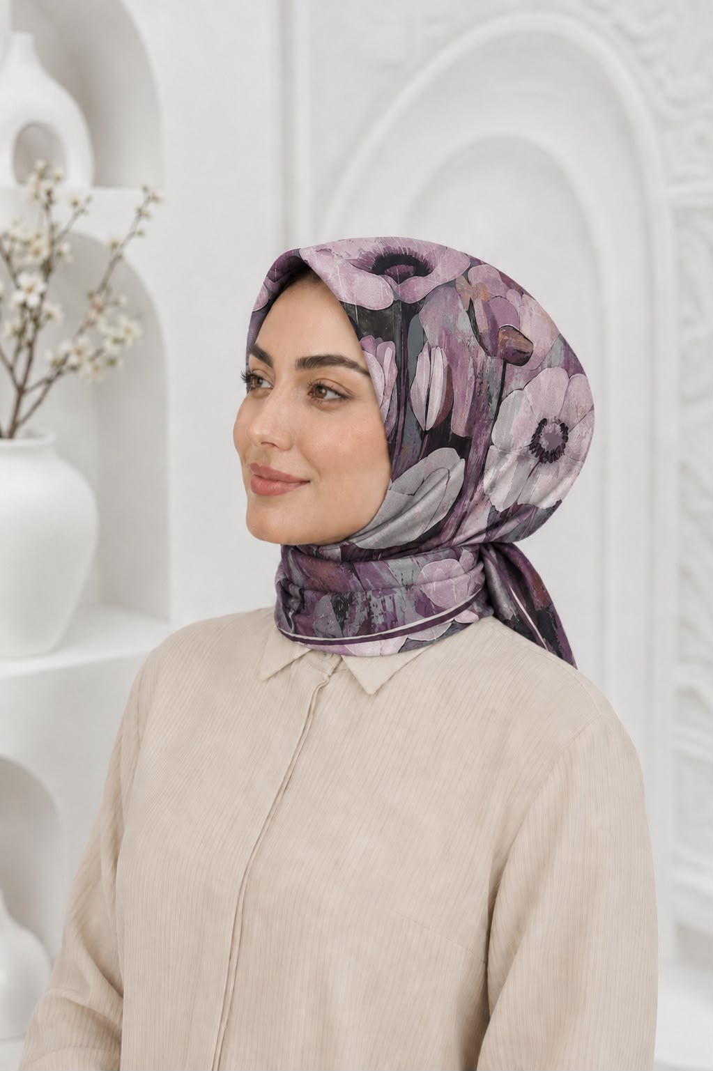 Riva Pamuk Eşarp Feza 10