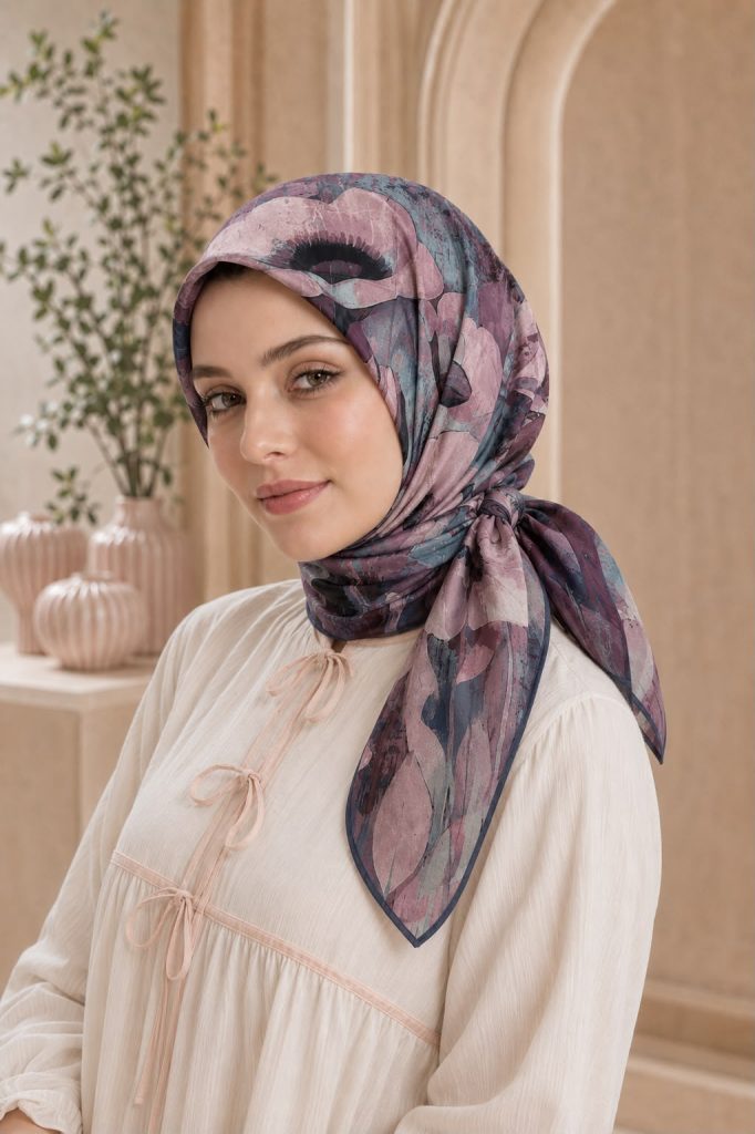Riva Pamuk Eşarp Feza 08