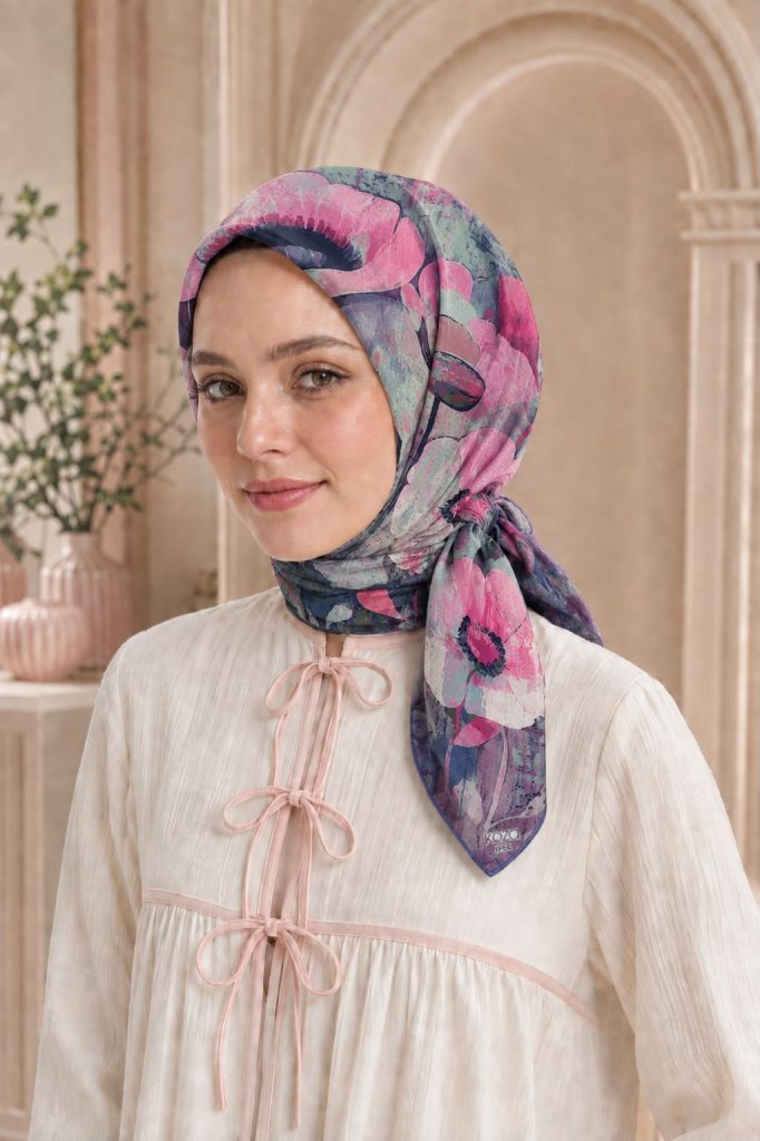 Riva Pamuk Eşarp Feza 02