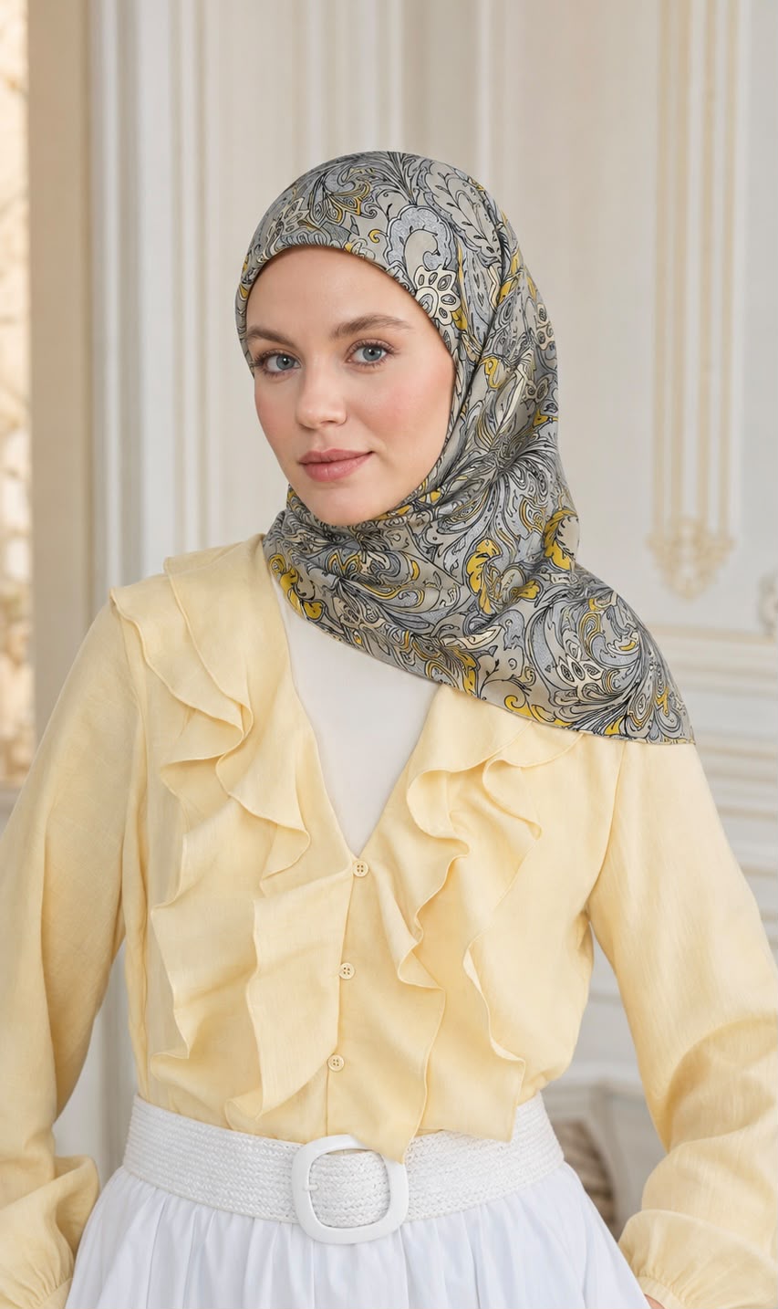 Riva Pamuk Eşarp Arya 07