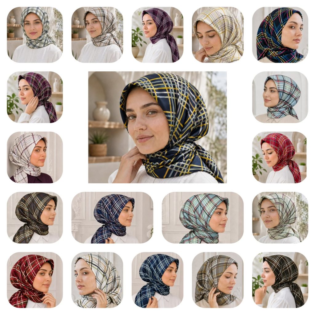 Riva Eşarp – Ekose 19’Lu Set